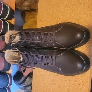 women's-dark Brown, size 9 booties